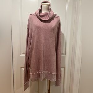 We the Free pink turtleneck pullover